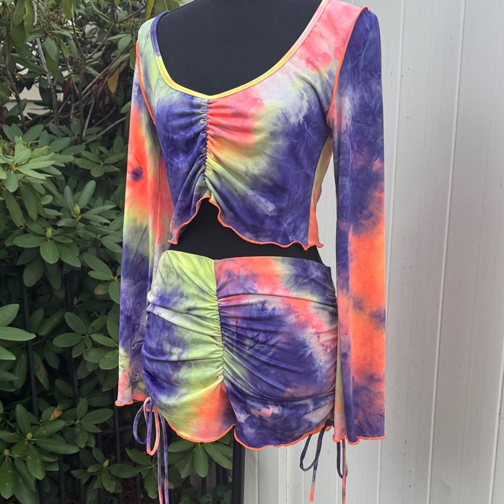 Baddieville tye dye set med